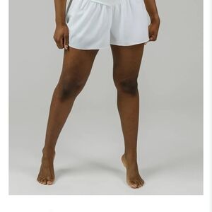 ZYIA White Active Culotte Shorts/Skirt (W/ Pocket!)